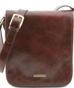 Uomo Tuscany Leather | Tl Messenger - Borsa A Tracolla 2 Scomparti Tl141255 Marrone