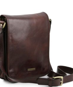 Uomo Tuscany Leather | Tl Messenger - Borsa A Tracolla 2 Scomparti Tl141255 Marrone