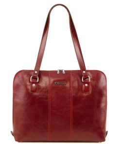 Donna Tuscany Leather | Ravenna Esclusiva Borsa Business Per Donna Tl141795 Rosso