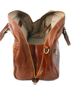 Viaggio Tuscany Leather | Tl Voyager Borsa Da Viaggio In Pelle Misura Piccola Tl141405 Marrone