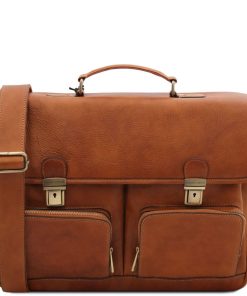 Ufficio Tuscany Leather | Ventimiglia Borsa Da Lavoro In Pelle Tl142069 Naturale