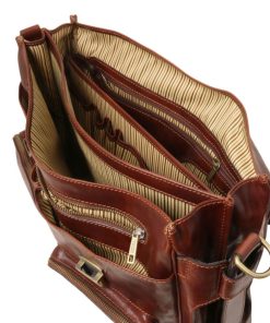 Ufficio Tuscany Leather | Ventimiglia Borsa Da Lavoro In Pelle Tl142069 Naturale