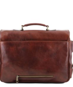 Ufficio Tuscany Leather | Ventimiglia Borsa Da Lavoro In Pelle Tl142069 Naturale