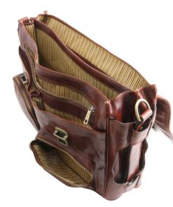 Ufficio Tuscany Leather | Ventimiglia Borsa Da Lavoro In Pelle Tl142069 Naturale