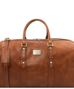 Viaggio Tuscany Leather | Francoforte Borsone Da Viaggio In Pelle Tl142338 Naturale