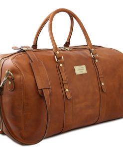 Viaggio Tuscany Leather | Francoforte Borsone Da Viaggio In Pelle Tl142338 Naturale