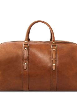 Viaggio Tuscany Leather | Francoforte Borsone Da Viaggio In Pelle Tl142338 Naturale