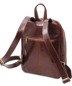 Donna Tuscany Leather | Perth Zaino In Pelle 2 Scomparti Tl142049 Marrone