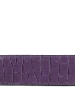 Donna Tuscany Leather | Afrodite Borsa A Mano In Pelle Stampa Cocco Tl142300 Viola