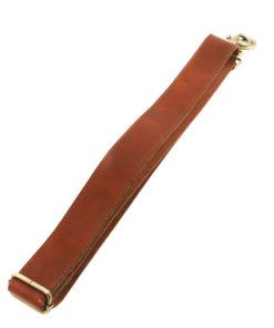 Ufficio Tuscany Leather | Tracolla In Pelle Regolabile Per Cartelle 4 Cm Tl141854 Marrone