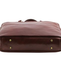 Ufficio Tuscany Leather | Urbino Borsa Da Lavoro Porta Computer In Pelle Tl141241 Blu Scuro