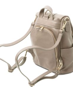 Donna Tuscany Leather | Tl Bag Zaino Donna In Pelle Morbida Tl142138 Talpa Chiaro