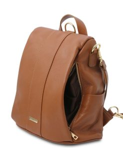 Donna Tuscany Leather | Tl Bag Zaino Donna In Pelle Morbida Tl142138 Talpa Chiaro