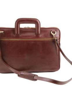 Ufficio Tuscany Leather | Caserta Cartella Portadocumenti In Pelle Tl142070 Marrone