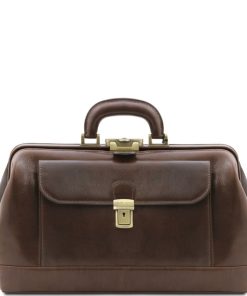 Ufficio Tuscany Leather | Bernini Esclusiva Borsa Medico In Pelle Tl142089 Testa Di Moro