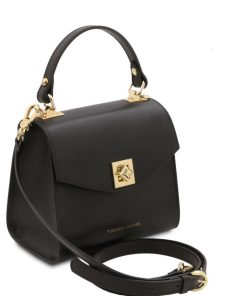 Donna Tuscany Leather | Tl Bag Mini Borsa In Pelle Tl142203 Nero