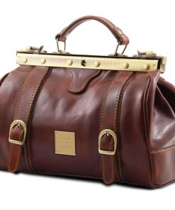 Donna Tuscany Leather | Monalisa - Borsa Medico In Pelle Tl10034 Marrone