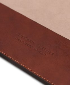 Ufficio Tuscany Leather | Sottomano Da Scrivania In Pelle Con Ribalta Tl142054 Marrone