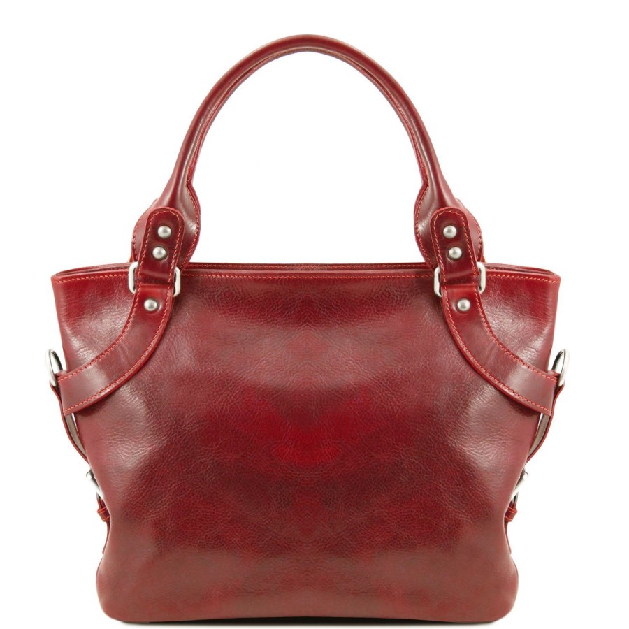 Donna Tuscany Leather | Ilenia - Borsa A Spalla Tl140899 Rosso