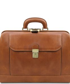 Ufficio Tuscany Leather | Leonardo Esclusiva Borsa Medico In Pelle Tl142342 Naturale