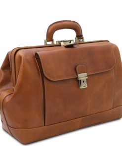 Ufficio Tuscany Leather | Leonardo Esclusiva Borsa Medico In Pelle Tl142342 Naturale