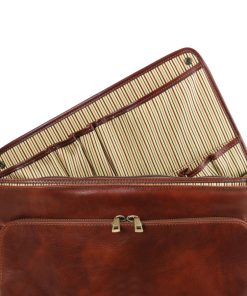 Uomo Tuscany Leather | Alessandria Cartella Porta Notebook In Pelle Tl142067 Marrone