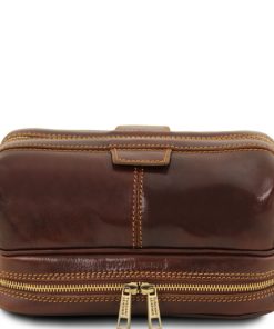 Uomo Tuscany Leather | Patrick Beauty Case In Pelle Tl141717 Marrone