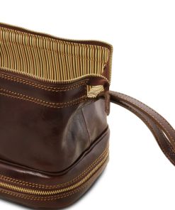 Uomo Tuscany Leather | Patrick Beauty Case In Pelle Tl141717 Marrone