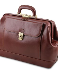 Ufficio Tuscany Leather | Leonardo Esclusiva Borsa Medico In Pelle Tl142072 Marrone