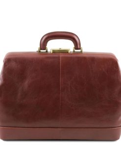 Ufficio Tuscany Leather | Leonardo Esclusiva Borsa Medico In Pelle Tl142072 Marrone