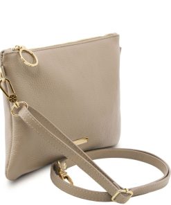 Donna Tuscany Leather | Tl Bag Pochette In Pelle Morbida Tl142029 Talpa Chiaro