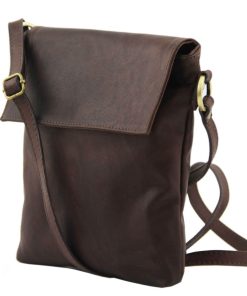 Uomo Tuscany Leather | Morgan - Borsa A Tracolla In Pelle Tl141511 Marrone