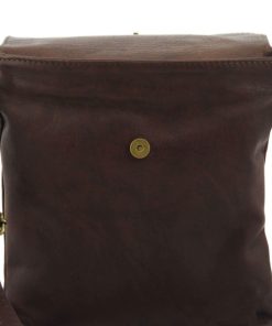 Uomo Tuscany Leather | Morgan - Borsa A Tracolla In Pelle Tl141511 Marrone