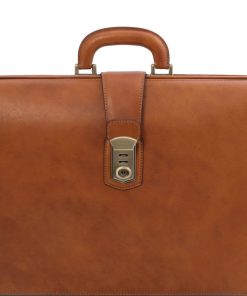 Ufficio Tuscany Leather | Canova Borsa Medico In Pelle 3 Scomparti Tl141826 Naturale