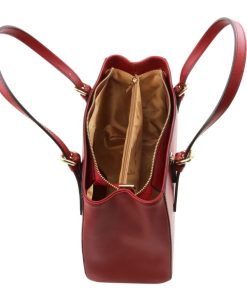 Donna Tuscany Leather | Aura Borsa A Mano In Pelle Tl141434 Cognac