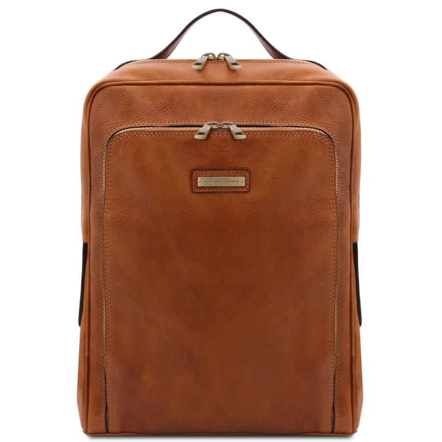 Ufficio Tuscany Leather | Bangkok Zaino Porta Notebook In Pelle Tl141793 Naturale