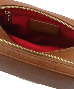 Donna Tuscany Leather | Tl Bag Borsa A Tracolla In Pelle Tl142290 Cognac