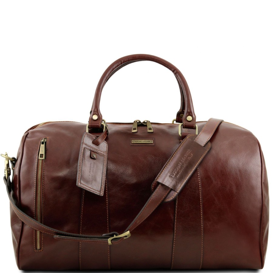 Viaggio Tuscany Leather | Tl Voyager Borsa Da Viaggio In Pelle - Misura Grande Tl141794 Marrone