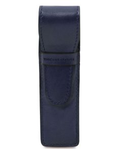 Ufficio Tuscany Leather | Esclusivo Porta Penne In Pelle Tl142131 Blu Scuro