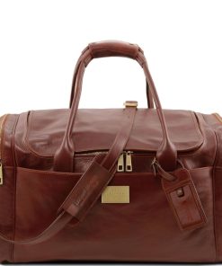 Viaggio Tuscany Leather | Tl Voyager Borsone Viaggio In Pelle Grande Tl142135 Marrone