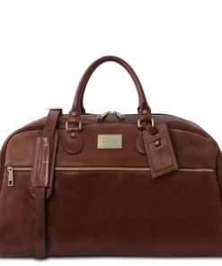 Viaggio Tuscany Leather | Tl Voyager Borsa Da Viaggio In Pelle Misura Grande Tl141422 Marrone