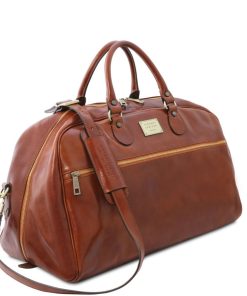 Viaggio Tuscany Leather | Tl Voyager Borsa Da Viaggio In Pelle Misura Grande Tl141422 Marrone