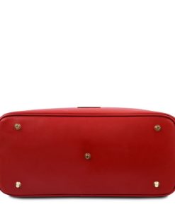 Donna Tuscany Leather | Tl Bag Borsa A Mano In Pelle Tl142174 Rosso Lipstick