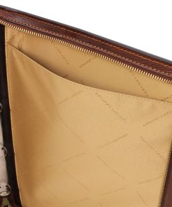 Ufficio Tuscany Leather | Costanzo Esclusivo Portadocumenti In Pelle Tl141295 Marrone