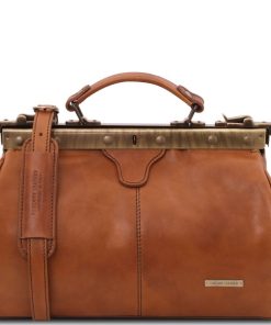 Donna Tuscany Leather | Michelangelo - Borsa Medico In Pelle Tl10038 Naturale