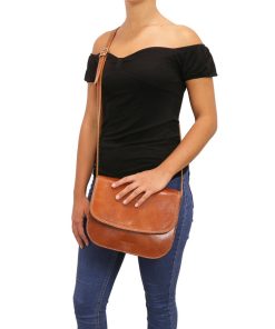 Donna Tuscany Leather | Greta Borsa In Pelle Da Donna Tl141958 Miele