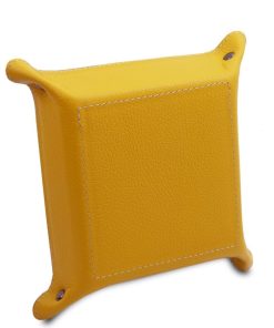 Uomo Tuscany Leather | Svuotatasche In Pelle Tl142159 Giallo