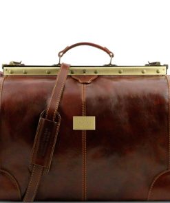 Viaggio Tuscany Leather | Madrid Set Da Viaggio In Pelle Tl1070 Marrone