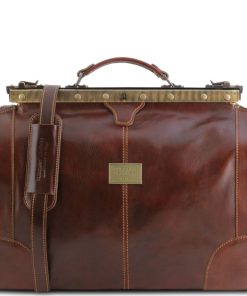 Viaggio Tuscany Leather | Madrid Set Da Viaggio In Pelle Tl1070 Marrone