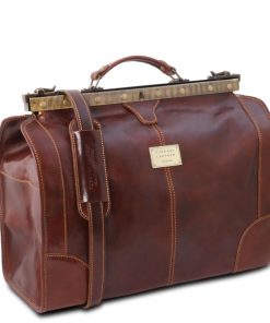 Viaggio Tuscany Leather | Madrid Set Da Viaggio In Pelle Tl1070 Marrone